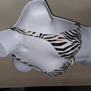 VS Zebra Print Bikini Top Separates
